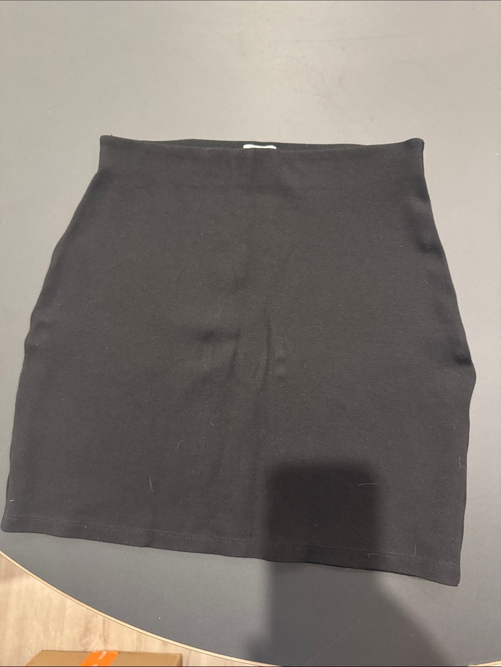 Sunday Best Black Knit Mini Skirt